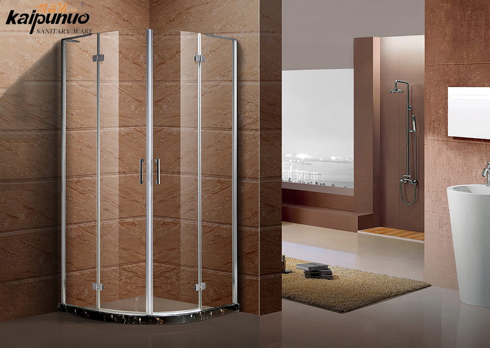 Badezimmer einfach gehärtetes Glas billige Duschabtrennungen Türen