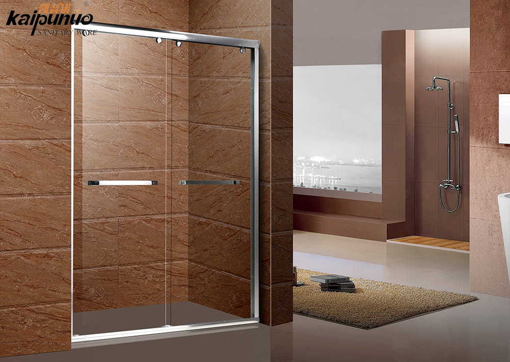 Badezimmer Luxus benutzerdefinierte Türen solide Schiebetür aus Glas Scheune rollende Duschtür